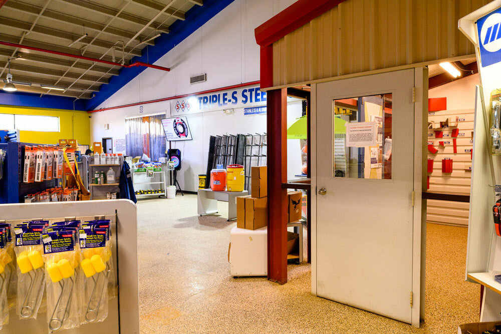 inside the triple s supply store