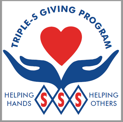 triple s giving program logo